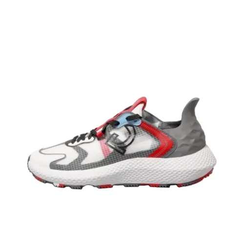 GFORE Slip-resistant Abrasion-resistant Low-top Golf Shoes Men's Gray White GFORE Противоскользящая Устойчивая к истиранию Низкий верх Обувь для гольфа Мужская Серый Белый