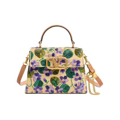 Valentino GARAVANIVSLING Рафия Одно плечо Сумка Маленькая Женская Естественный Многоцветный Camel