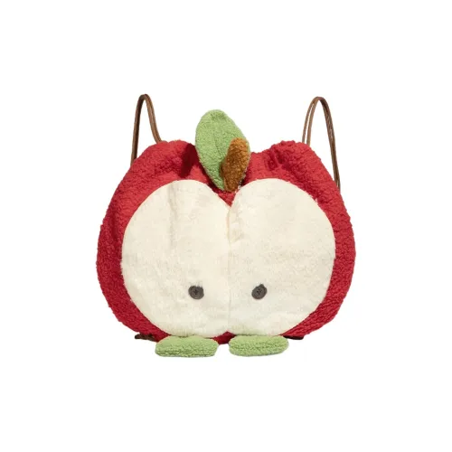 Juju Jimmy Акриловый Рюкзак Большой Женский Красный Белый