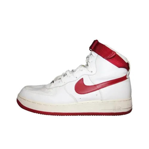 Nike Air Force 1 Slip Resistant Abrasion Resistant High Топ Скейтбординг Кроссовки Унисекс Белый
