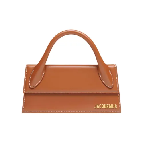 Jacquemus Сумка через плечо из кожи женская светло-коричневая