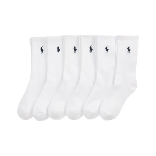 Polo Ralph Lauren SS25 Носки 6 пар Белые Детские