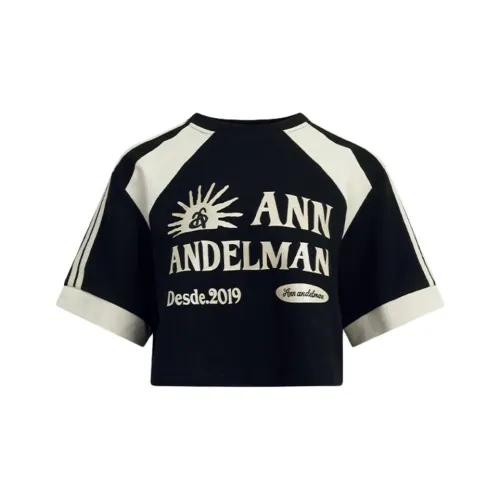 Ann Andelman Черные Женские Футболки