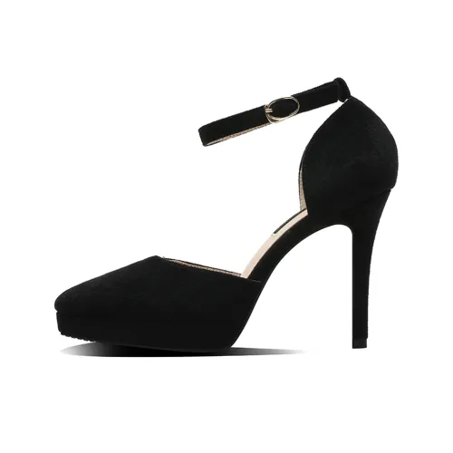 GOSO Узкий каблук Высокие каблуки Женские Черный