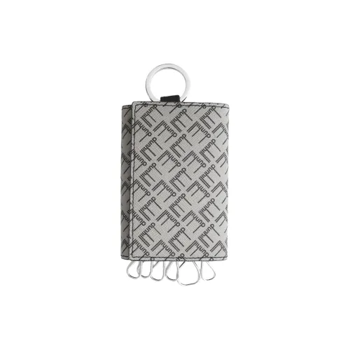 Dunhill Покрытый холст Key Pouch Мужской Гранитно-серый