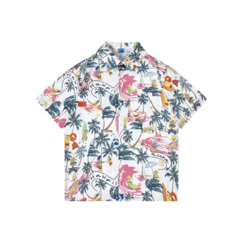 JUNGLE PANDA Белая Унисекс Рубашка