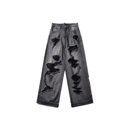 THE AIER Черные Унисекс Джинсы