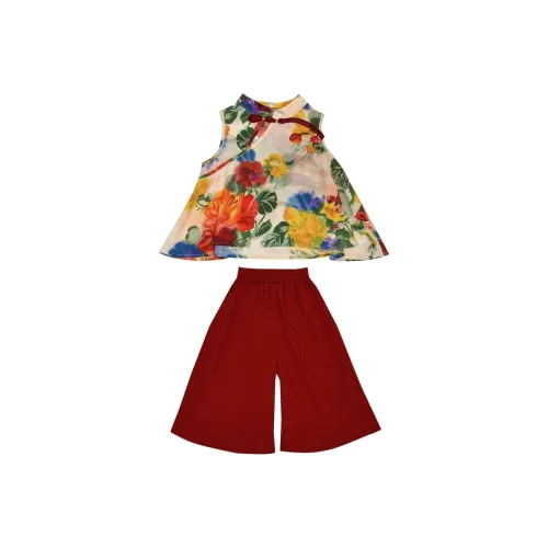 La Cergo Повседневная спортивная одежда 2 предмета комплект красный для детей 3-7 лет