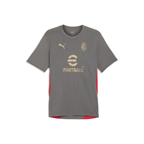 PUMA AC MILAN T Рубашка Мужская Серого цвета