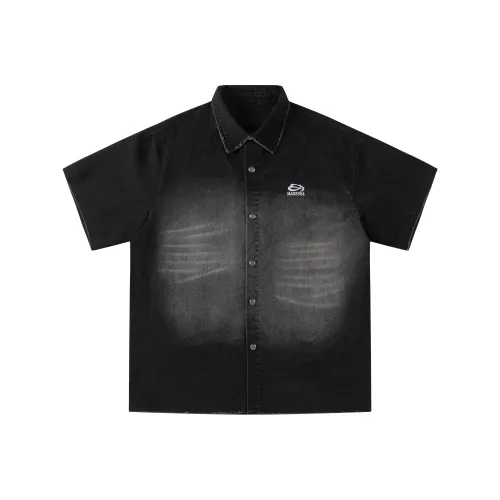 COMXZ Черная унисекс рубашка