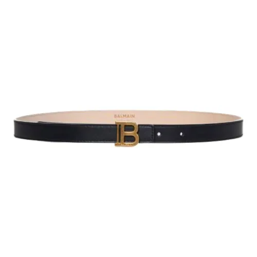 BALMAIN Телячья кожа, кожа, металл, ремни, унисекс