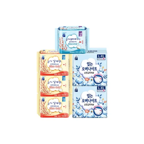 ENZHI 100% хлопок Мягкие и нежные Гигиенические прокладки Ежедневное использование + Cloud Soft Менструальные трусики + Ежедневные прокладки Комбо набор Всего 63 шт