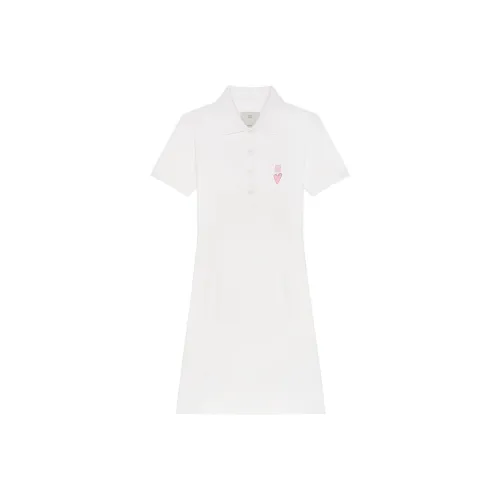 GIVENCHY x Chito FW23 Короткий рукав платье Женское белое