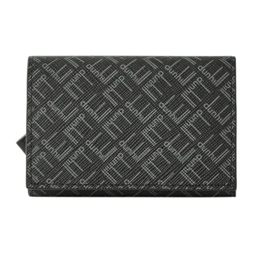 Dunhill Покрытый холст Key Pouch Мужской Черный