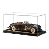 500K Ретро Классический Автомобиль [Черный] + Черная кожа Пылезащитный чехол