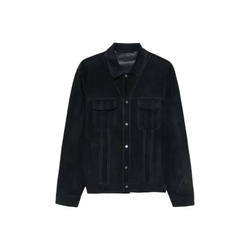 SALVATORE SANTORO Куртки и Пальто Мужской Морской Синий