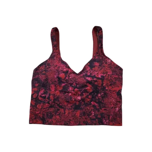 Lululemon Align™ Series Спортивные жилеты женские красный с принтом