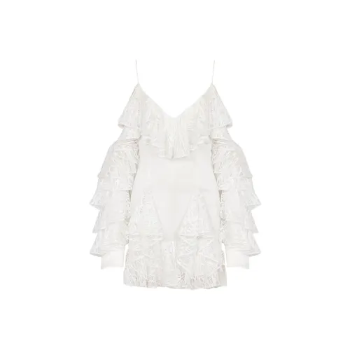 BALMAIN Белый Женские Слиплатья