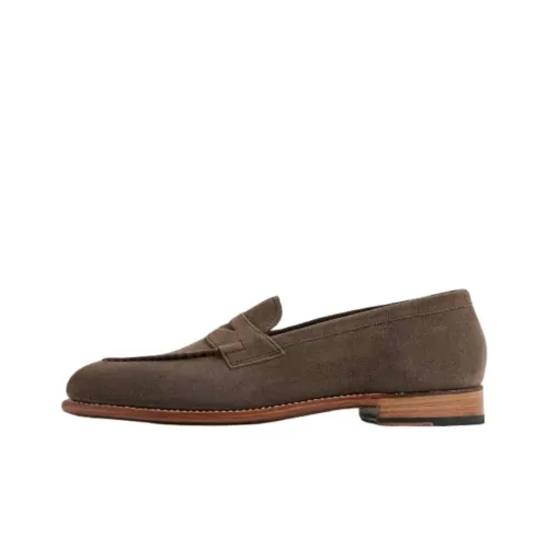 GRENSON Мужская повседневная обувь, низкий топ, умбра, мужской