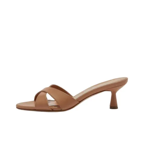 Aeyde Слипоны 5,5 см Женские Бежевые