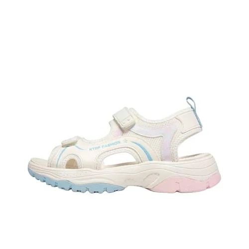 XTEP Slip-resistant и дышащие низкие топы детские сандалии парусный белый риба синий подростки