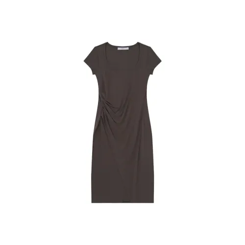 IRO Короткое платье с короткими рукавами женское