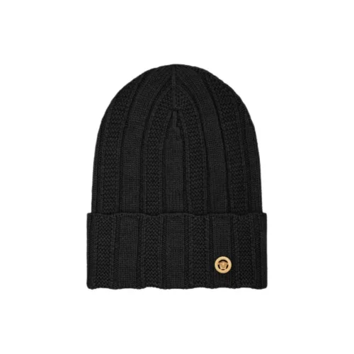 VERSACE Шерсть Металл Шапки-бини Мужской Черный