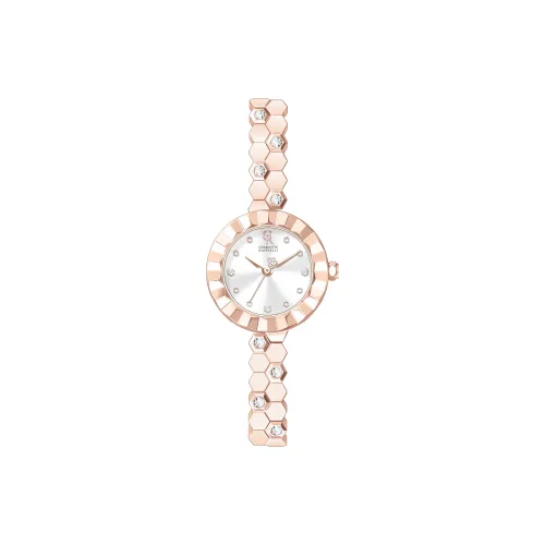 CHARLOTTE RAFFAELLI Кварцевый механизм Женские часы 25 мм Розово-золотые