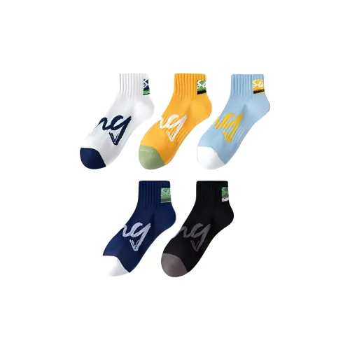 The Temptation Of The Muse Низкие носки Мужские упаковка из 5 пар