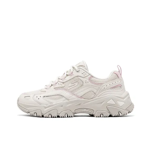 Skechers D'LITES Hiker Устойчивые к истиранию Низкие Топ Кроссовки для активного отдыха Женские Розовые