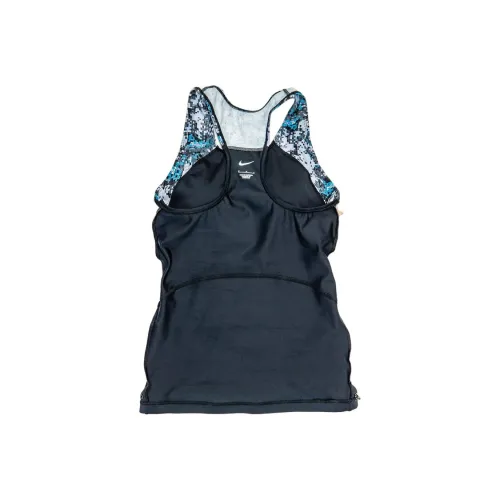 nike Купальник Комплект Женский Темно-синий