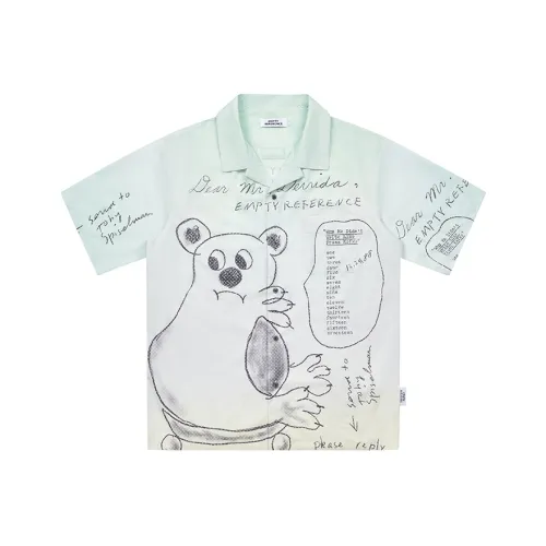 EMPTY REFERENCE Зеленая унисекс рубашка