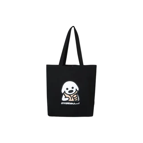 Guuka X Matsui Коллаборация Коллекция Холщовая Сумка Сумка через плечо Стандартная Унисекс Черная