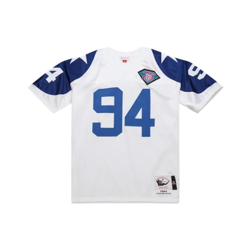 MITCHELL NESS Регби Джерси Игровая версия Мужской Белый