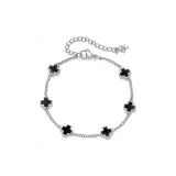 Цепь Крест Браслет-Черный