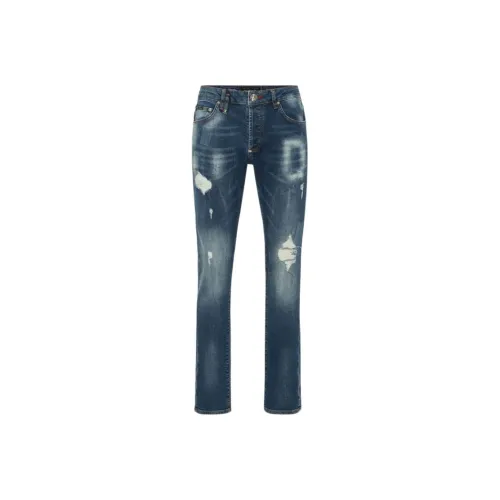 PHILIPP PLEIN Blue Men's Jeans  
PHILIPP PLEIN Синий Мужские Джинсы