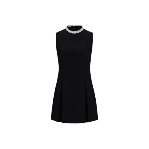 KARL LAGERFELD Без рукавов Платье Женское Черное