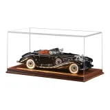 500K Винтаж Классический Автомобиль [Черный] + Коричневая Кожаная Чехол для Пыли