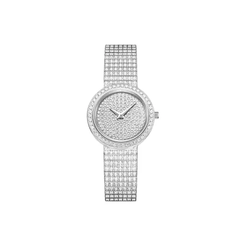 GEYA Кварцевый механизм нержавеющая сталь ремешок часы женские серебристый циферблат