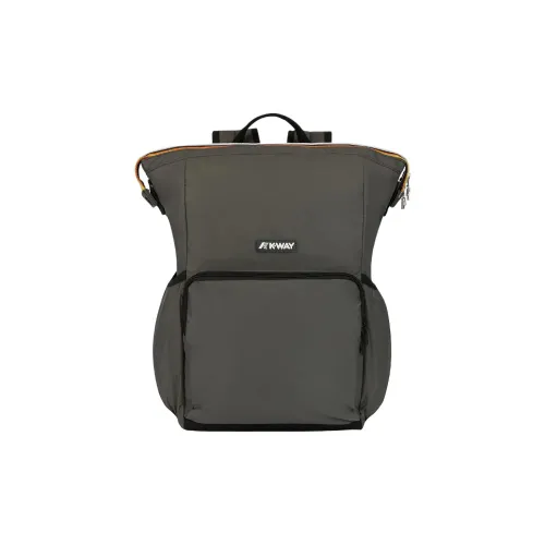 K WAY Водонепроницаемая ткань Рюкзак Унисекс Армейский зеленый