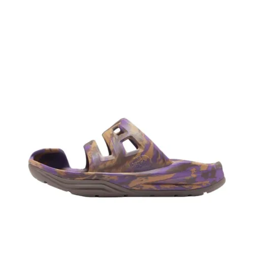 The North Face Reactive Slide Устойчивые к истиранию Слипоны Унисекс Коричневый Фиолетовый