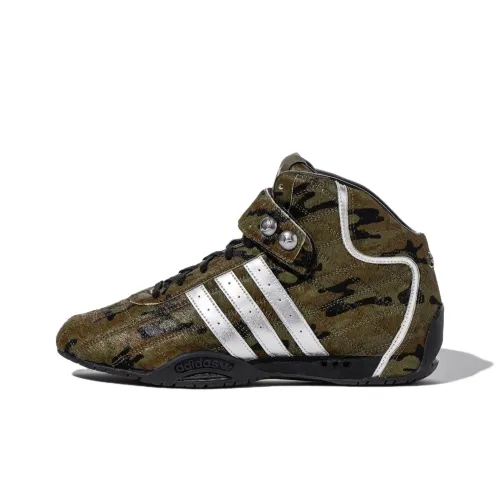 THUG CLUB x Adidas Originals ADIRACER Slip-resistant Abrasion-resistant High-top Training Shoes Unisex Green THUG CLUB x Adidas Originals ADIRACER Противоскользящие Устойчивые к истиранию Высокие Кроссовки для тренировок Унисекс Зеленые