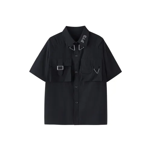 PULUSHIDUOTEMENGDE Рубашка Унисекс Черная