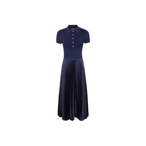 Ralph Lauren Blue Женские Короткие Платья с Рукавами