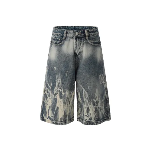 FDYZ Синие Унисекс Джинсовые Шорты