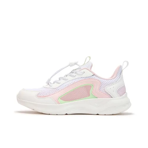 XTEP Детская беговая обувь Кремово-розовая Классический белый