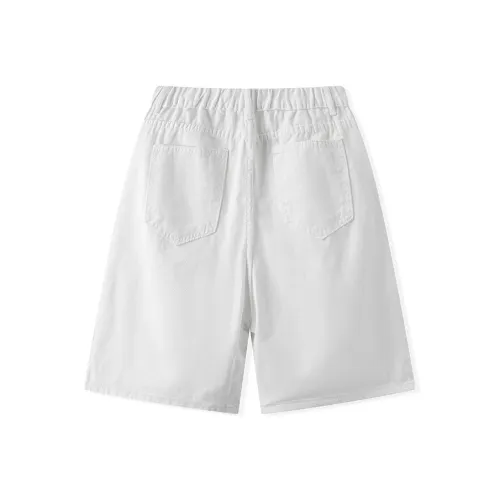 JIARONG На открытом воздухе Брюки длиной до колена Американский винтаж Промытые Потертые Комплект для пары Унисекс