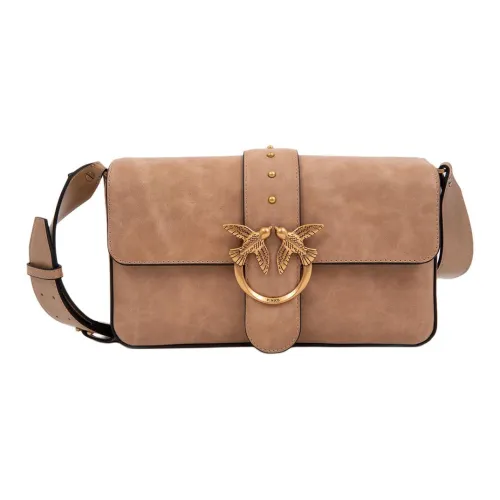 PINKO Кожа Сумка через плечо Женская Бежевая