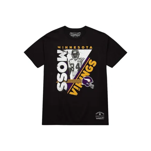 MITCHELL NESS Randy Лесной мшистый T Рубашка Мужская Черная