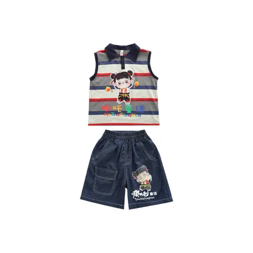 Cotton Gene Повседневная спортивная одежда 2 предмета комплект серый для детей 3-7 лет